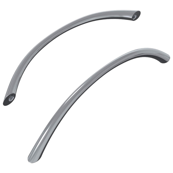 Mânere 2 pcs Argintiu 107 x 3.6 x 23 mm Oţel inoxidabil - WALTI WALTI