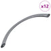 Mânere 12 pcs Argintiu 107 x 3.6 x 23 mm Oţel inoxidabil - WALTI WALTI
