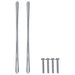 Mânere 12 pcs Argintiu 107 x 3.6 x 23 mm Oţel inoxidabil - WALTI WALTI