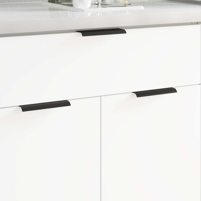 Mânere 12 pcs Negru 120 x 39.6 x 17 mm Aluminiu - WALTI WALTI