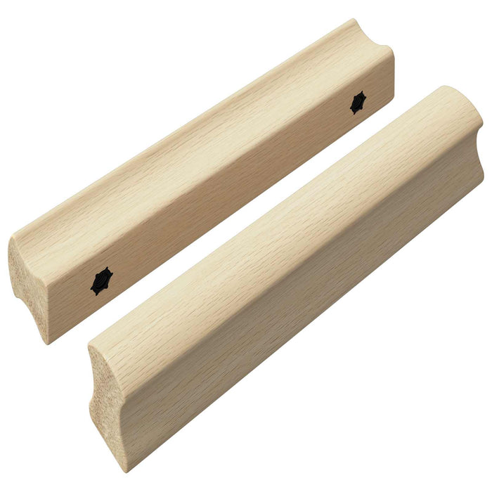 Mânere drepte 2 pcs Culoare lemn natural 130 x 25 x 30 mm WALTI