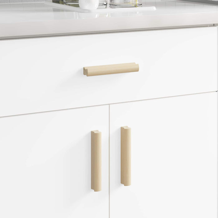 Mânere drepte 587 pcs Culoare lemn natural 130 x 25 x 30 mm WALTI