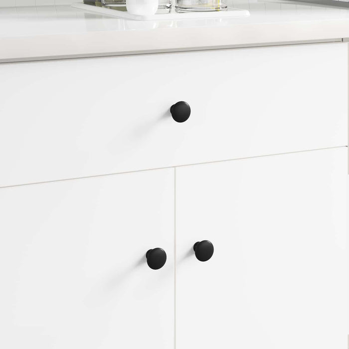 Mânere 2 pcs Negru Ø30 mm Aluminiu - WALTI WALTI