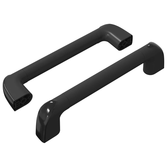 Mânere Simplu 2 pcs Negru 380 x 34 x 85 mm Aluminiu și PP - WALTI WALTI
