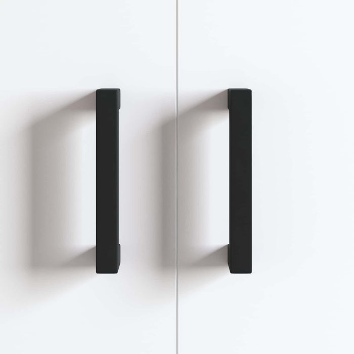 Mâner Mobilier 530 pcs Negru 105 x 12 x 36 mm Fier WALTI