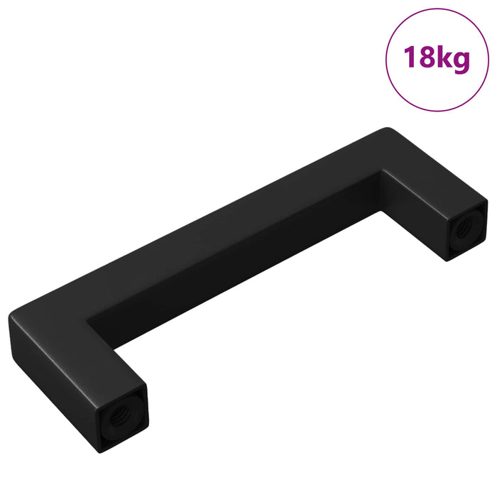 Mâner Mobilier 530 pcs Negru 105 x 12 x 36 mm Fier WALTI