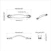 Mânere 923 pcs Auriu Aliaj de zinc - WALTI WALTI
