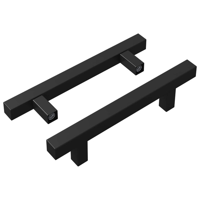 Mâner pentru Dulap 2 pcs Negru 150 x 12,3 x 35,2 mm - WALTI WALTI