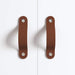 Mânere pentru dulap 2 pcs Maro 140 x 25 x 2,3 mm PU - WALTI WALTI