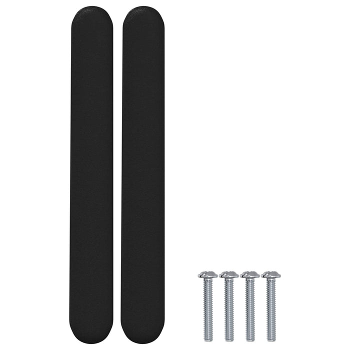 Mâner pentru Dulap 474 pcs Negru 121 x 16.6 x 28.3 mm Fier WALTI