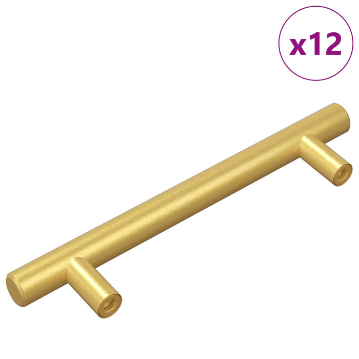 Mâner pentru Dulap 12 pcs Auriu 150 mm Oţel inoxidabil - WALTI WALTI