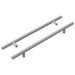Mâner pentru Dulap 2 pcs Argintiu 300 mm Oţel inoxidabil - WALTI WALTI