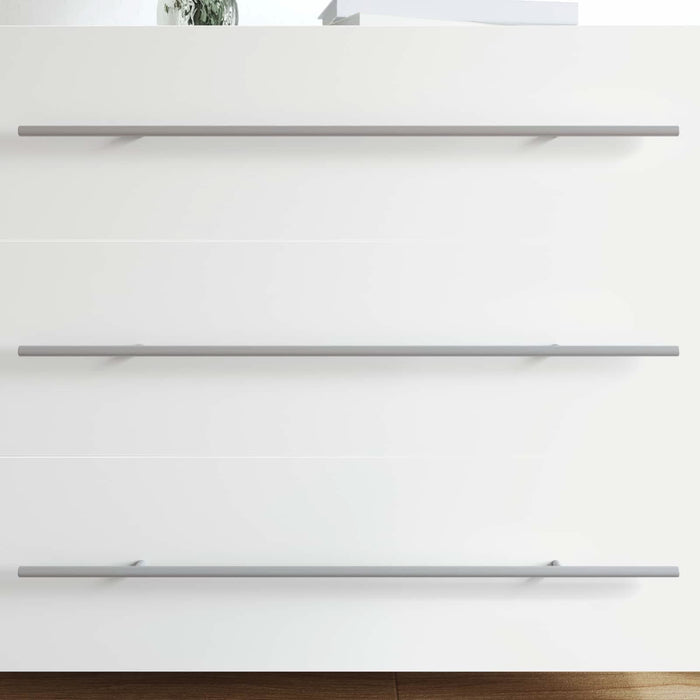 Mâner pentru Dulap 2 pcs Argintiu 700mm Oţel inoxidabil - WALTI WALTI
