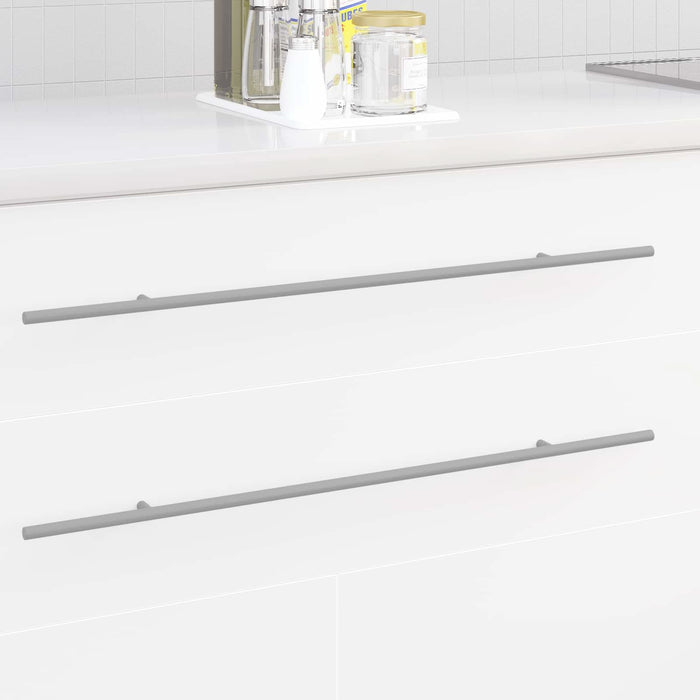 Mâner pentru Dulap 12 pcs Argintiu 700mm Oţel inoxidabil - WALTI WALTI