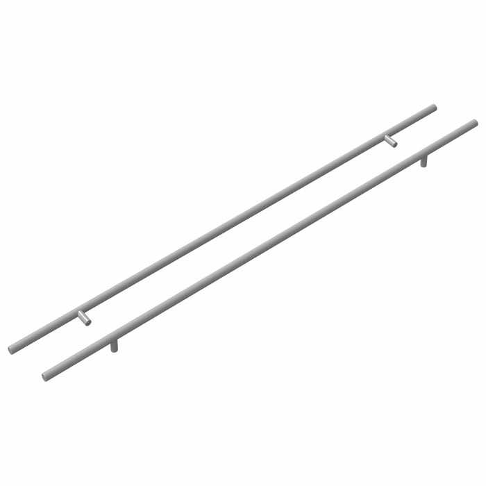 Mâner pentru Dulap 2 pcs Argintiu 800 mm Oţel inoxidabil - WALTI WALTI