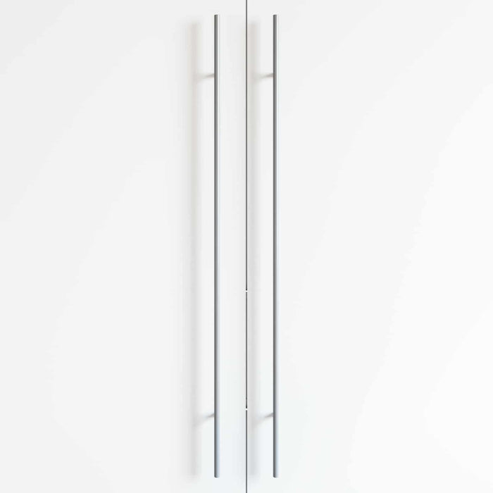 Mâner pentru Dulap 12 pcs Argintiu 900 mm Oţel inoxidabil WALTI
