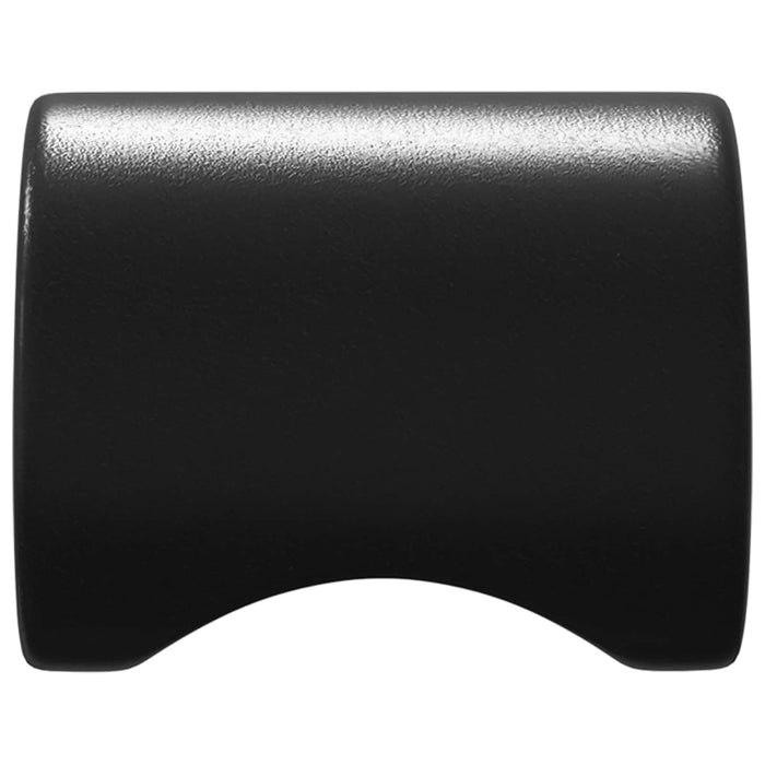 Buton pentru dulap 2 pcs Negru 18 x 23 mm Fier WALTI