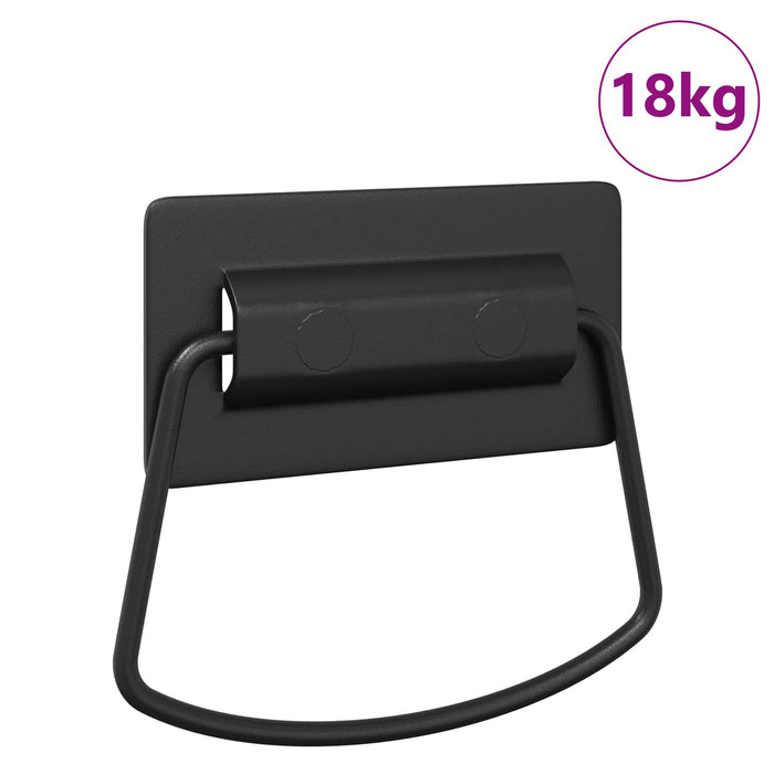 Mânere pentru dulap Negru 85 x 45 mm Metal WALTI