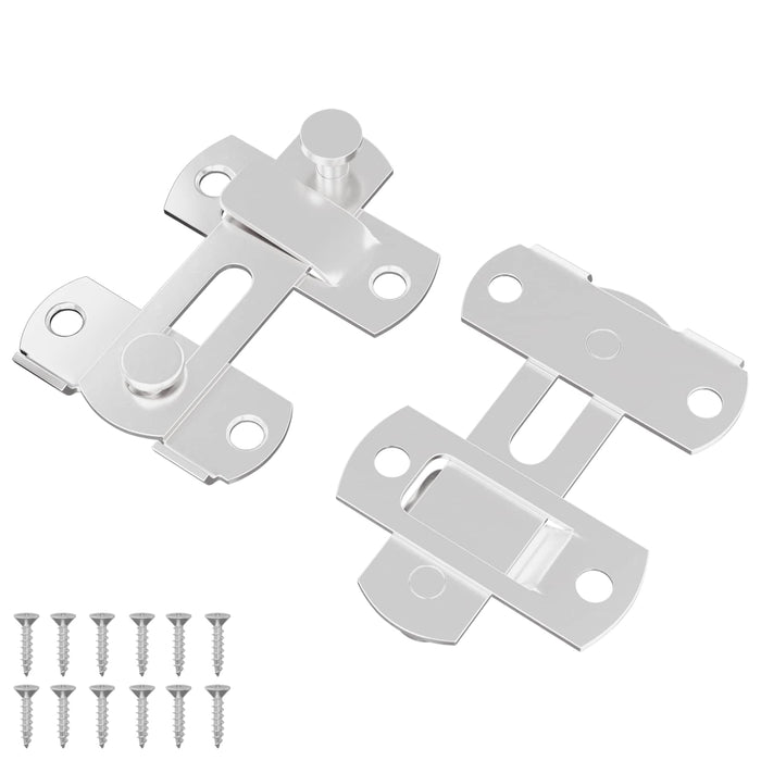 Yale pentru ușă 2 pcs Argintiu 70 x 8 mm Oțel - WALTI WALTI