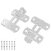 Yale pentru ușă 2 pcs Argintiu 70 x 8 mm Oțel - WALTI WALTI