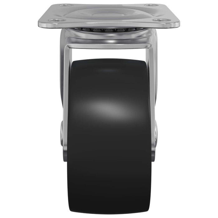 Roată pivotantă 12 pcs Argintiu 60 x 60 x 50 mm Fier și nylon - WALTI WALTI