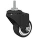 Roată pivotantă 2 pcs Negru 40,4 x 40,4 x 19,7 mm Fier și nylon - WALTI WALTI