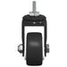 Roată pivotantă 2 pcs Negru 40,4 x 40,4 x 19,7 mm Fier și nylon - WALTI WALTI