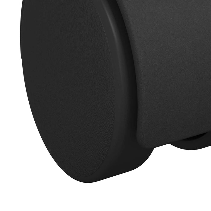 Roată pivotantă 12 pcs Negru 39,5 x 39,5 x 37,8 mm Fier și PP - WALTI WALTI