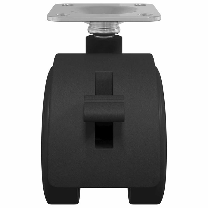 Roată 12 pcs Negru 39,5 x 39,5 x 37,8 mm Fier și polipropilenă - WALTI WALTI