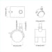 Roată 2 pcs Negru și argintiu 40,1 x 40,1 x 37,8 mm Fier și PP - WALTI WALTI