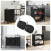 Roți 2 pcs Negru 40,1 x 37,8 mm PP și fier - WALTI WALTI