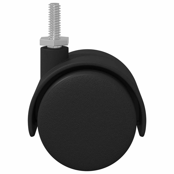 Roți 2 pcs Negru 40,1 x 37,8 mm PP și fier - WALTI WALTI