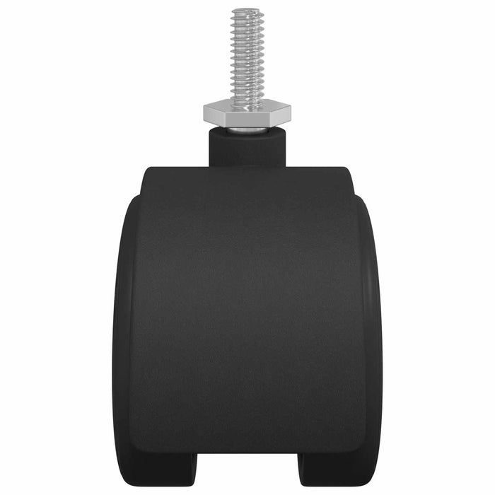 Roți 2 pcs Negru 40,1 x 37,8 mm PP și fier - WALTI WALTI
