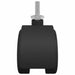 Roți 2 pcs Negru 40,1 x 37,8 mm PP și fier - WALTI WALTI