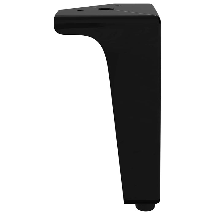 Picioare de mobilă 2 pcs Negru 5,5 x 5,5 x 10 cm Fier - WALTI WALTI