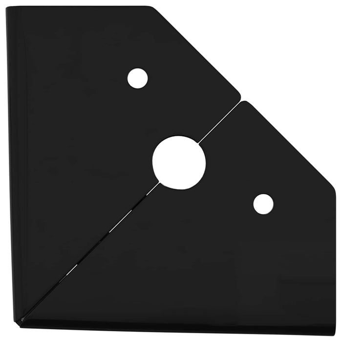 Picioare de mobilă 2 pcs Negru 5,5 x 5,5 x 10 cm Fier - WALTI WALTI