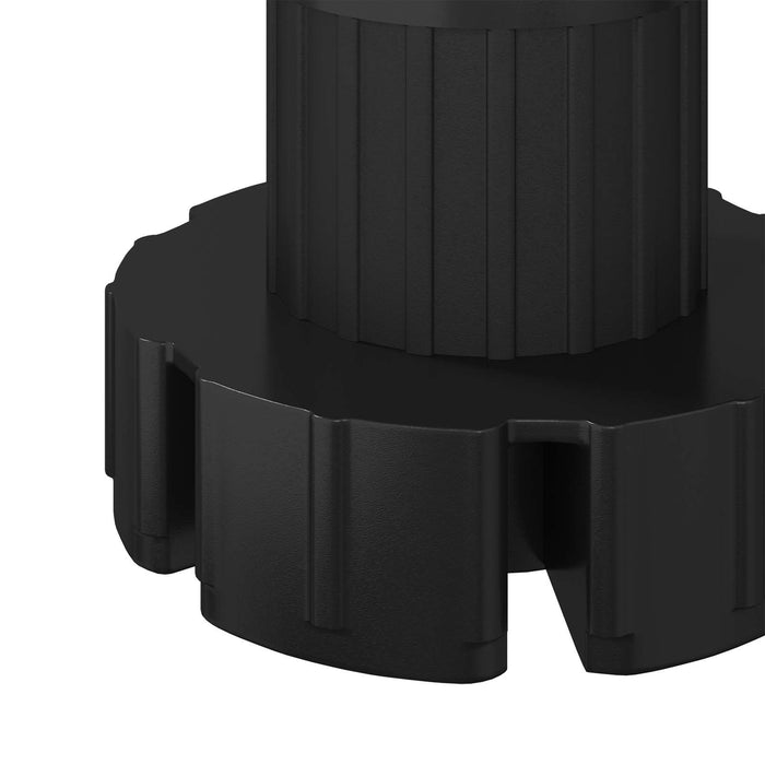 Picioare de mobilă Ajustabil 2 pcs Negru 46 x 46 x 128 mm PP - WALTI WALTI