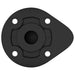 Picioare de mobilă Ajustabil 2 pcs Negru 46 x 46 x 128 mm PP - WALTI WALTI