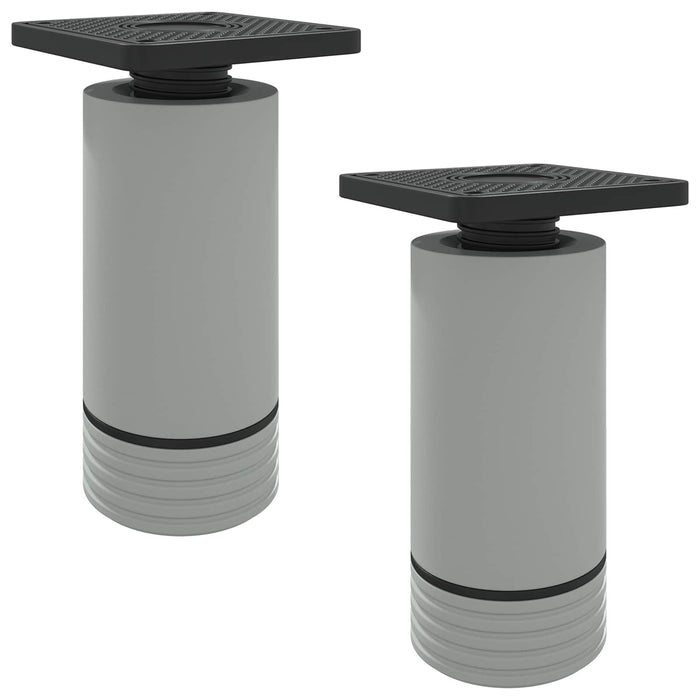 Picioare de mobilă Ajustabil 2 pcs Alb 64 x 64 x 100 mm PP - WALTI WALTI