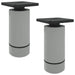 Picioare de mobilă Ajustabil 2 pcs Alb 64 x 64 x 100 mm PP - WALTI WALTI