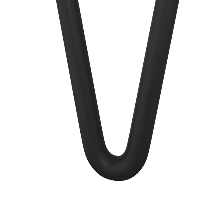 Picior de mobilă 2 pcs Negru 54.1 x 54.1 x 100 mm Fier - WALTI WALTI