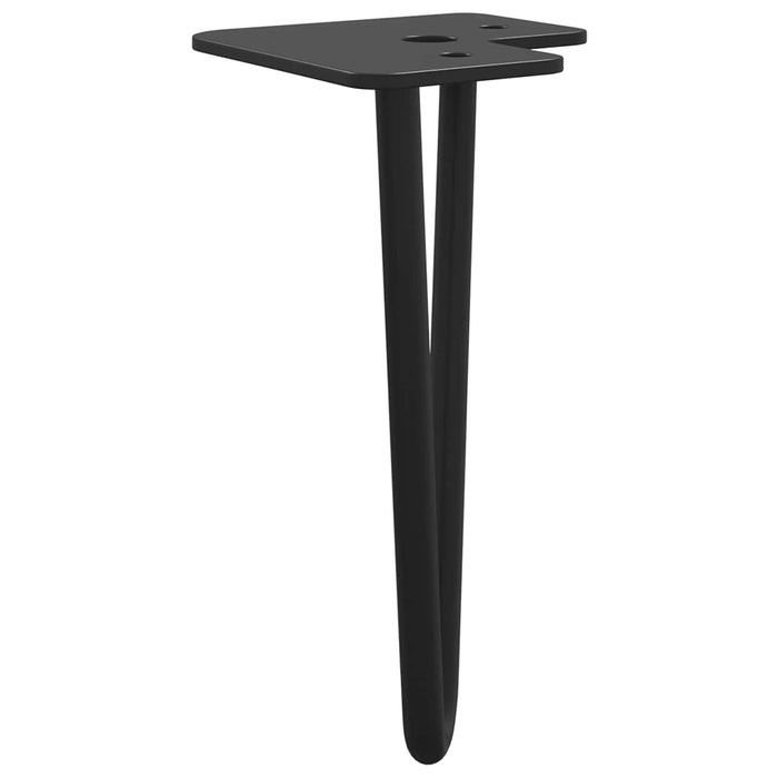Picior de mobilă 2 pcs Negru 54.1 x 54.1 x 100 mm Fier - WALTI WALTI