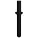 Picioare de mobilă 12 pcs Negru 66 x 36 x 160 mm Fier - WALTI WALTI