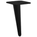 Picioare verticale 2 pcs Negru 56 x 56 x 100 mm Fier - WALTI WALTI