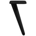 Picioare verticale 2 pcs Negru 56 x 56 x 100 mm Fier - WALTI WALTI