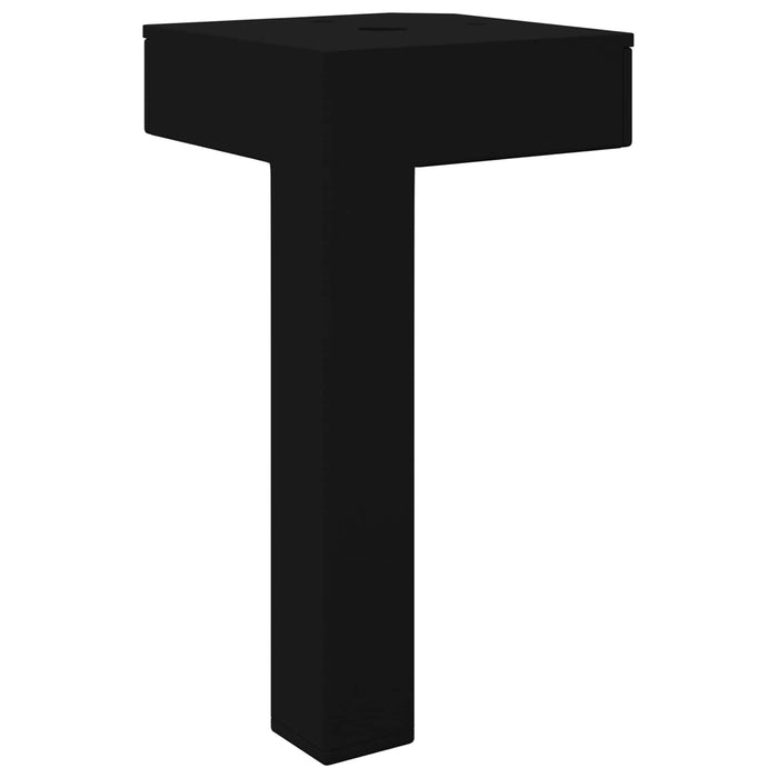 Picioare În picioare 2 pcs Negru 57 x 57 x 100 mm Fier - WALTI WALTI