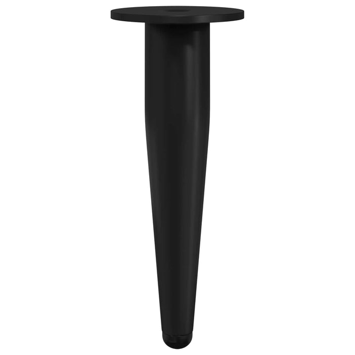 Picioare de mobilă 2 pcs Negru Ø 40 x 98 mm Fier - WALTI WALTI