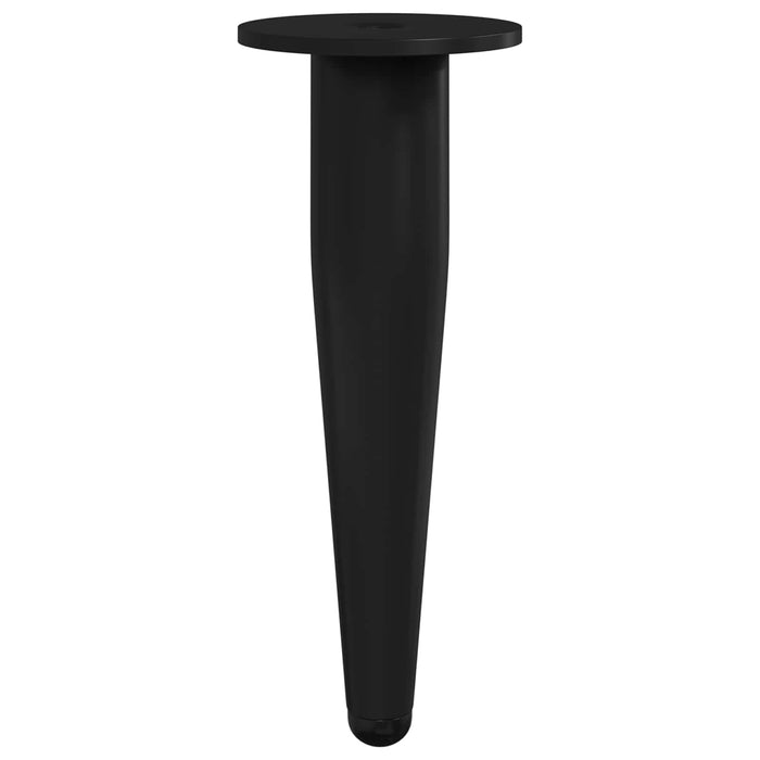 Picioare de mobilă 2 pcs Negru Ø 40 x 98 mm Fier - WALTI WALTI