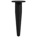 Picioare de mobilă 12 pcs Negru Ø 40 x 98 mm Fier - WALTI WALTI