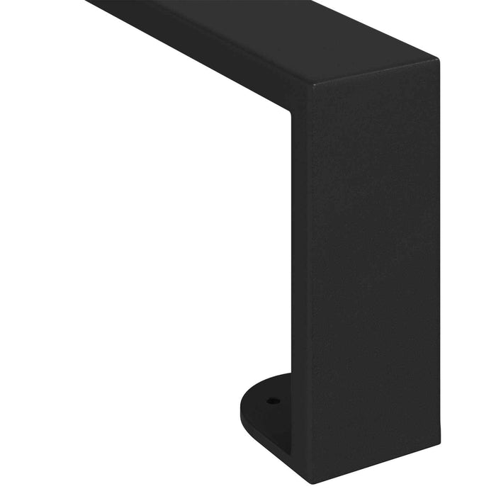 Picioare de mobilă 12 pcs Negru 31,1 x 4 x 10 mm Fier - WALTI WALTI
